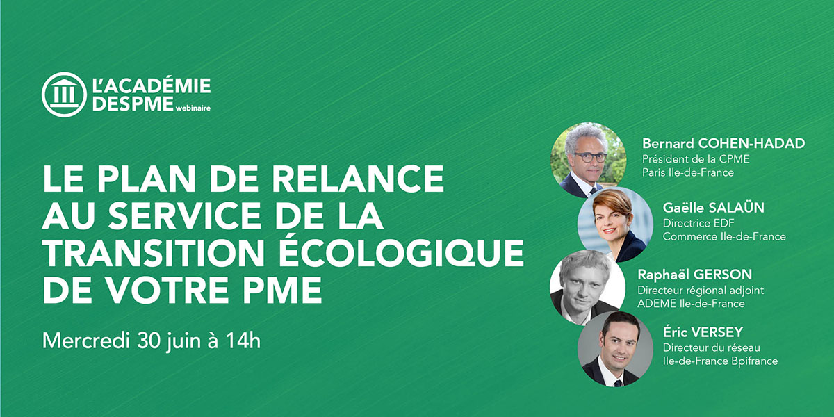 Replay | Le plan de relance au service de votre transition écologique