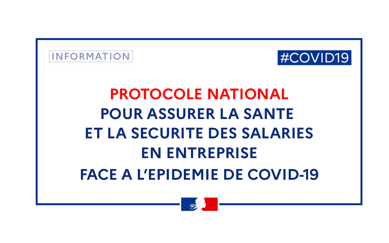Un nouveau protocole national en entreprise ce 8 décembre
