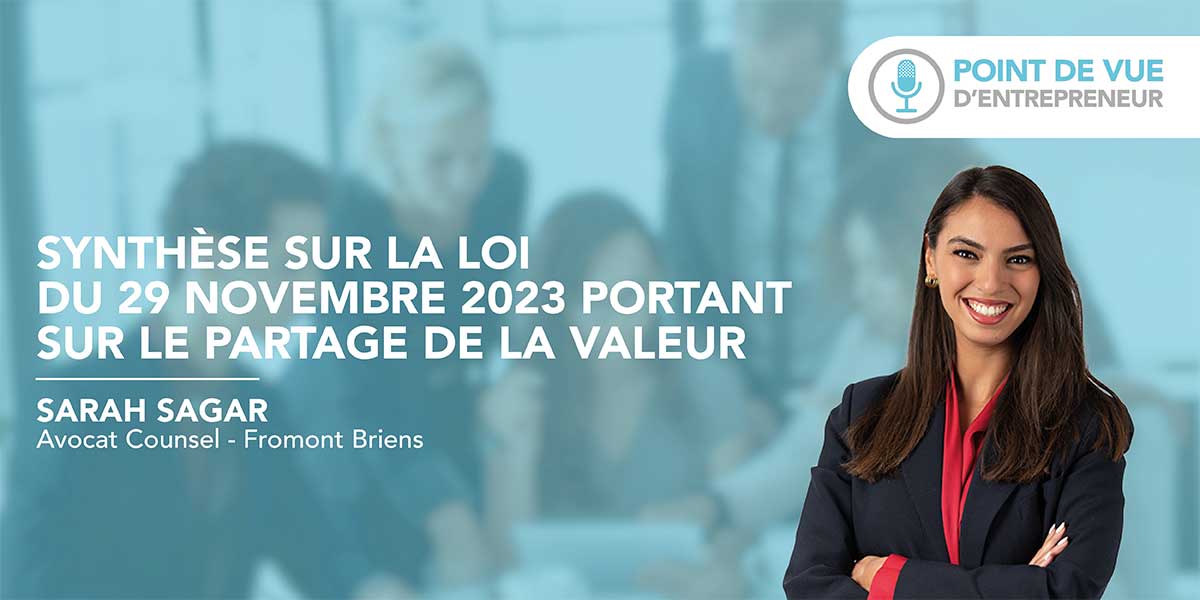 Partage de la valeur