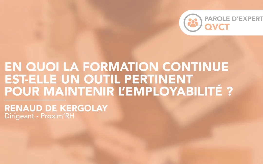 En quoi la formation continue est-elle un outil pertinent pour maintenir l’employabilité ? 