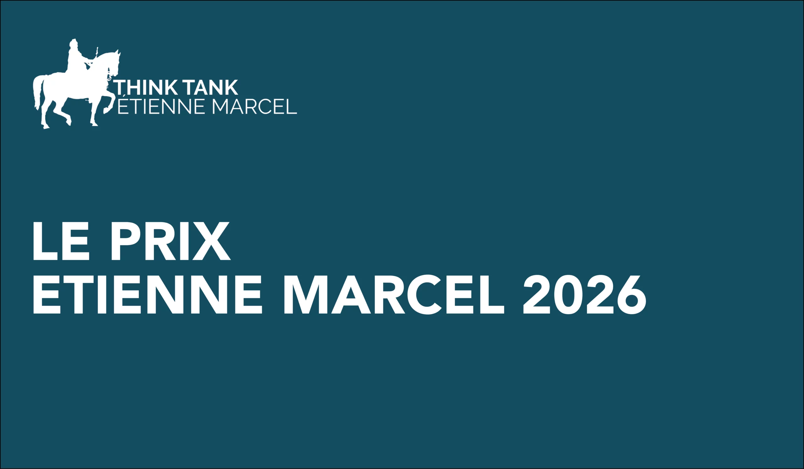 Prix Etienne Marcel 2026