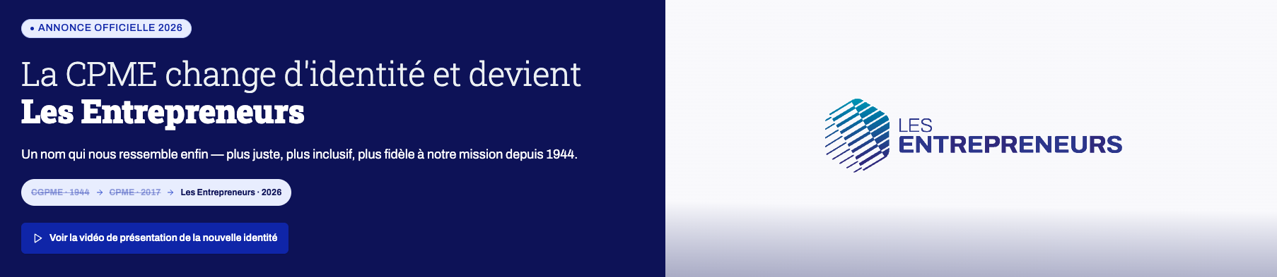 Nouveau nom Les Entrepreneurs