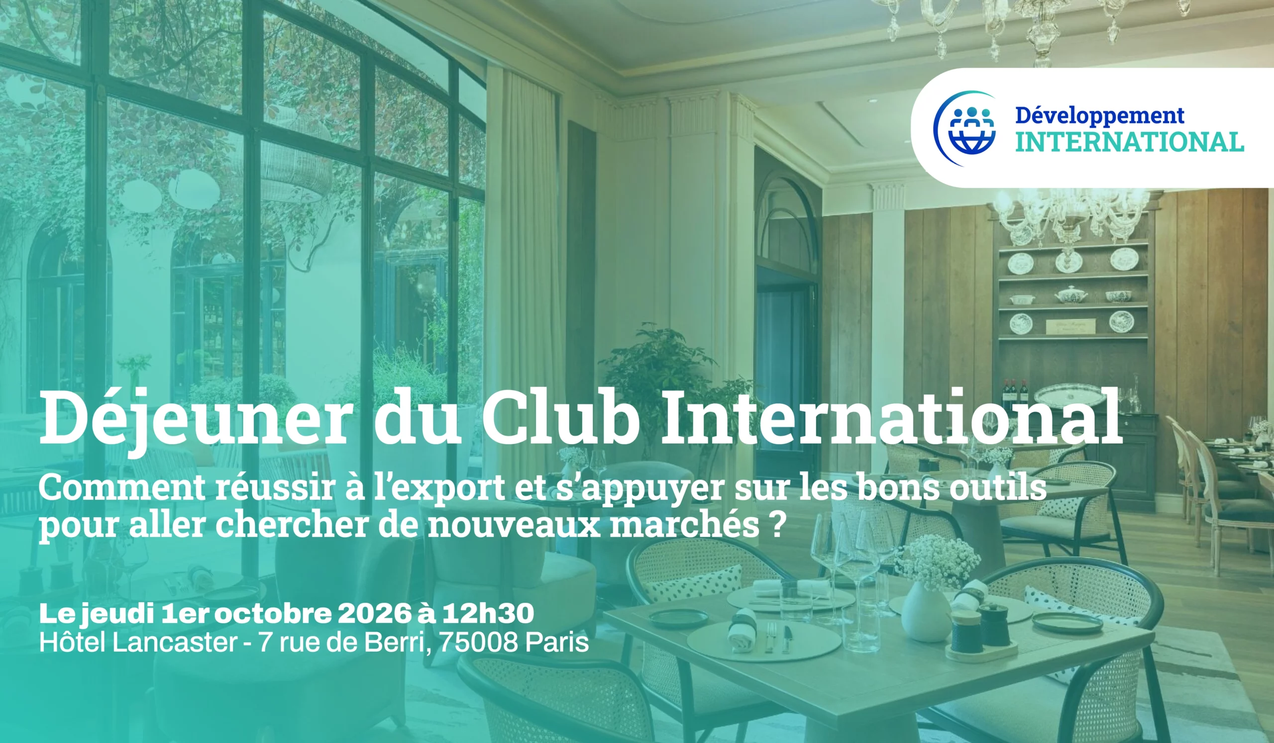 Déjeuner Club International