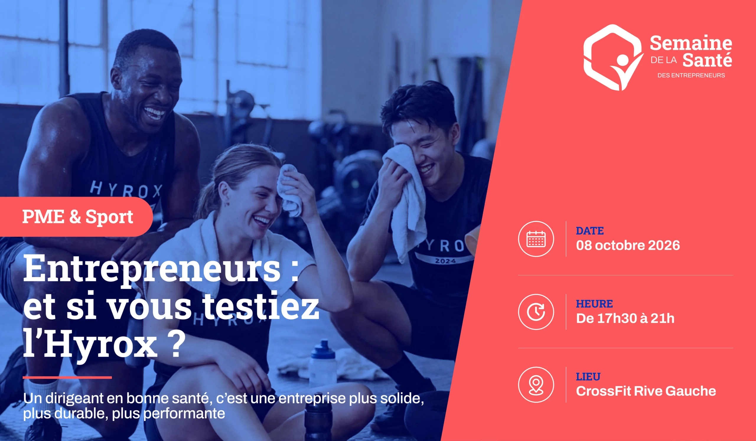 Entrepreneurs : et si vous testiez l'Hyrox ?